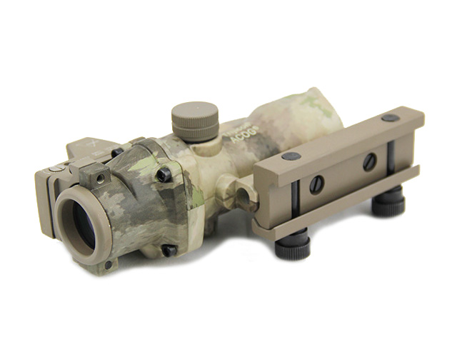ACOG 4X32 Real Fiber Source Red Illuminated W RMR sight